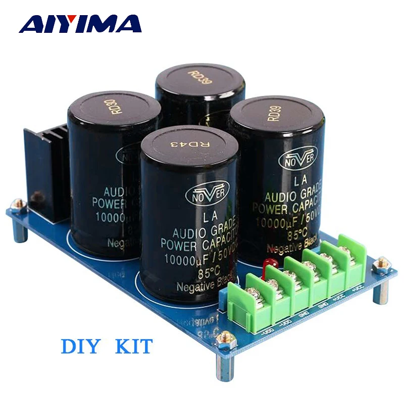 Amplifier Rectifier Filter Board 4x10000UF Large capacitor Full Bridge
